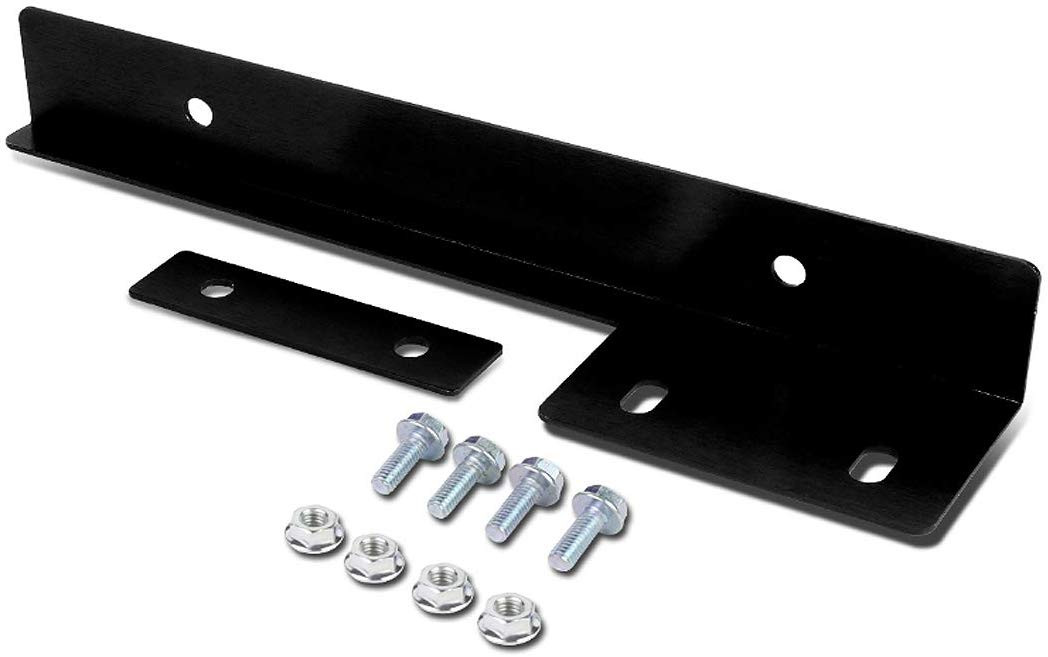UNIVERSAL LICENCE PLATE RELOCATOR (BLACK)