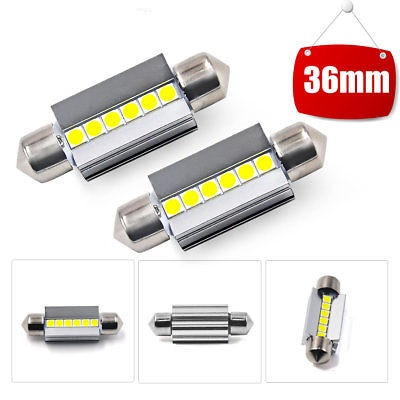 36MM 3423 3425 6411 6418 6423 6461 DE3425 LED Interior Bulbs for Dome/Map/Trunk /License Plate/Cargo/Vanity Lights
