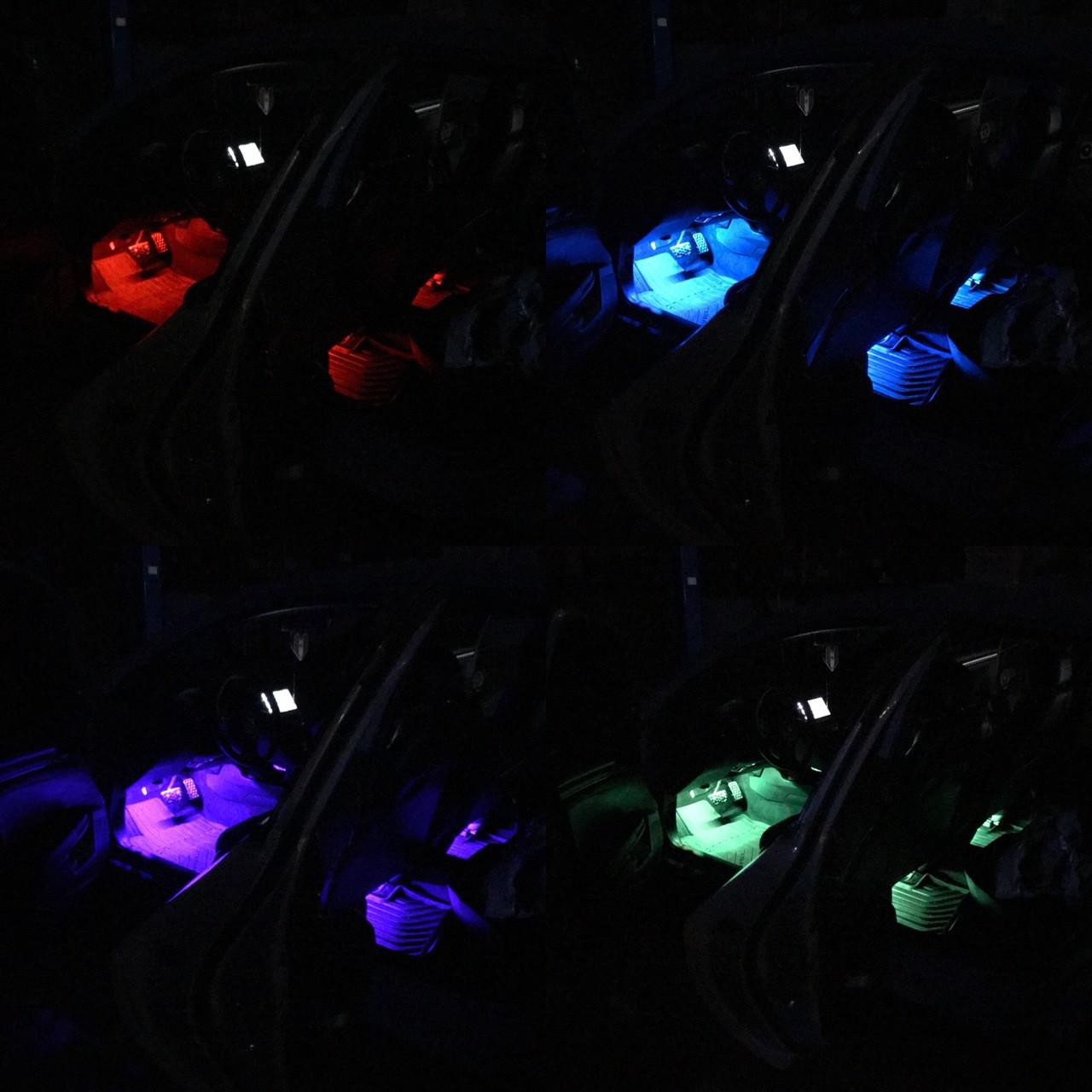 RGB Footwell Lights Interior