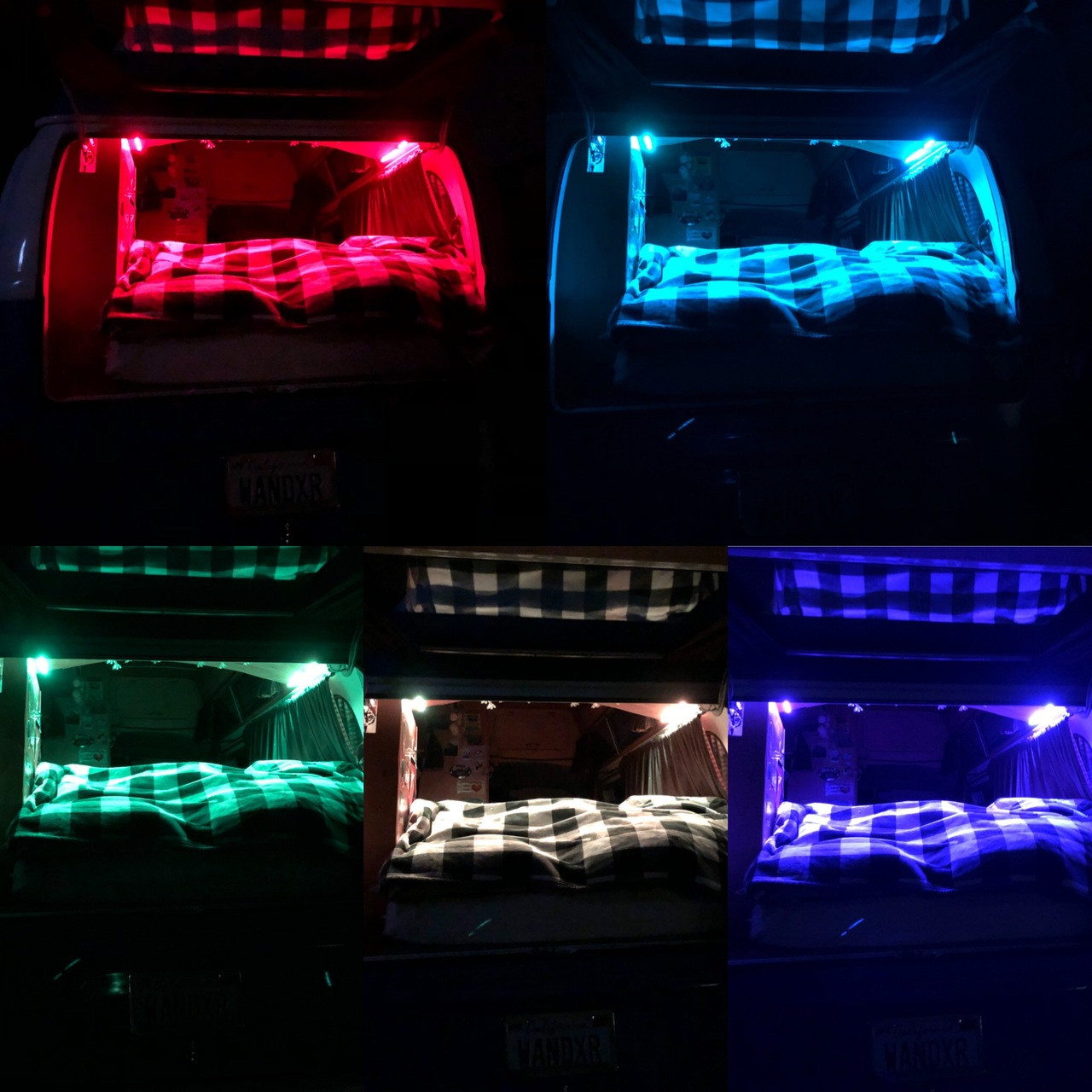 RGB Footwell Lights Interior