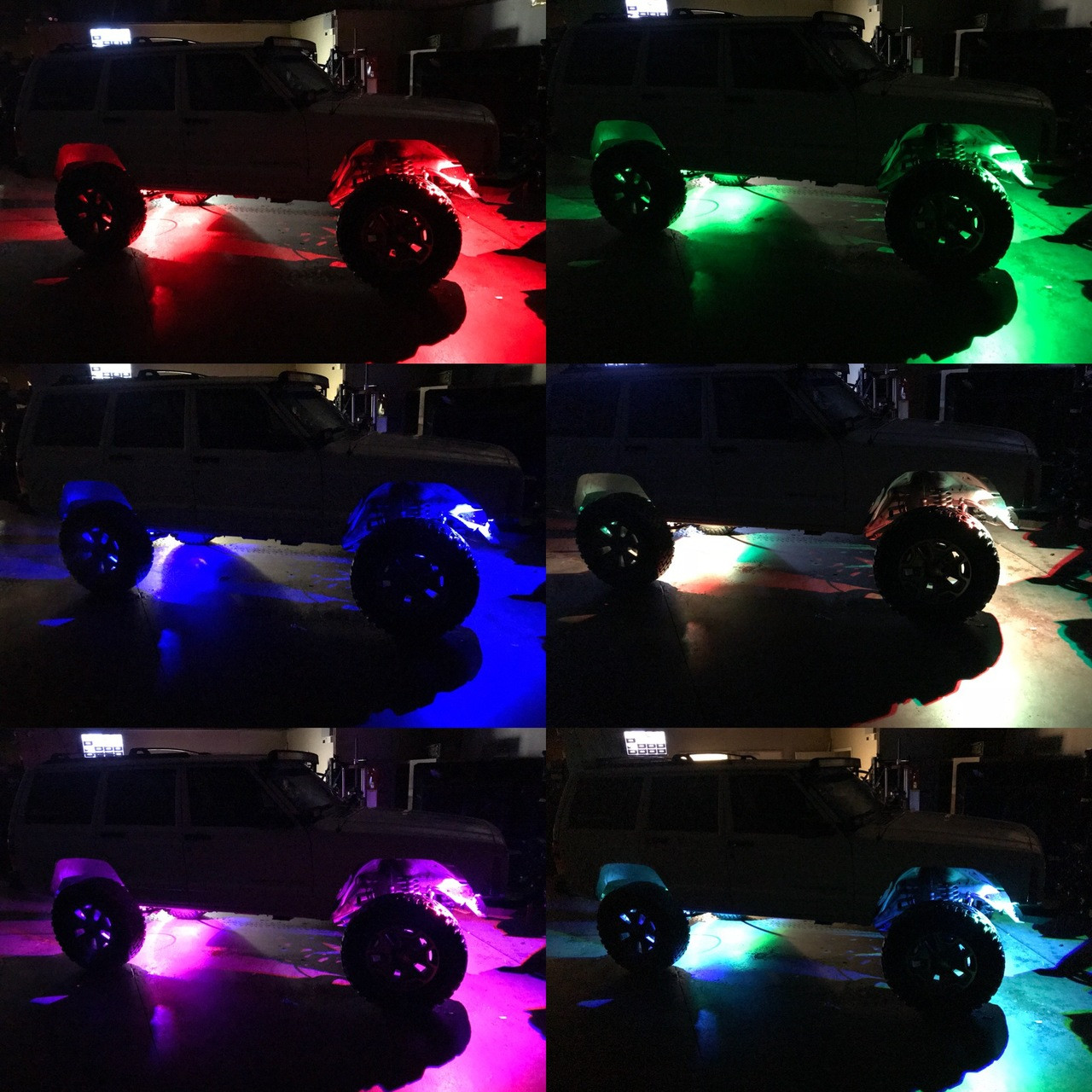 RGB 4 pieces Underglow Pods