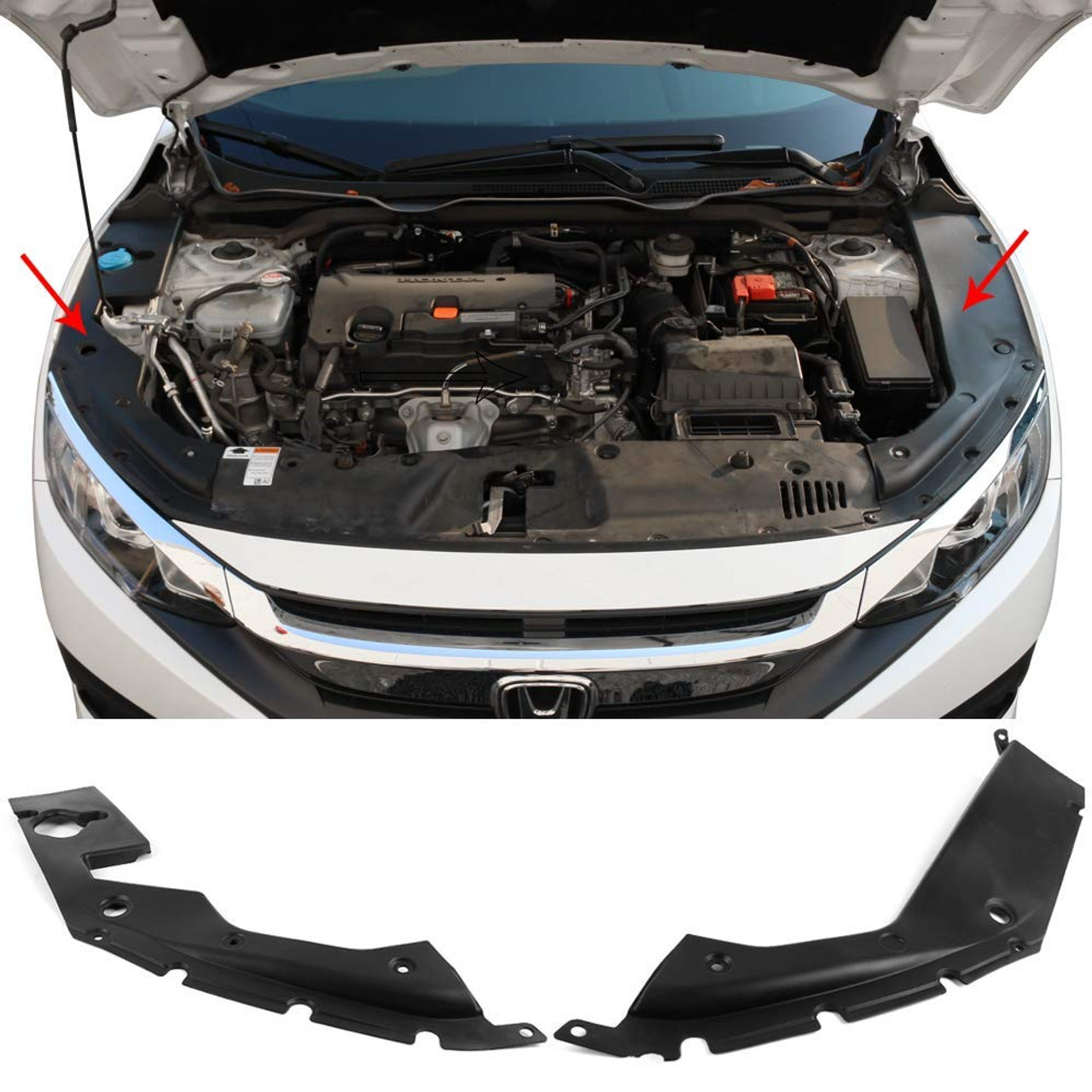 2018 honda civic under engine cover