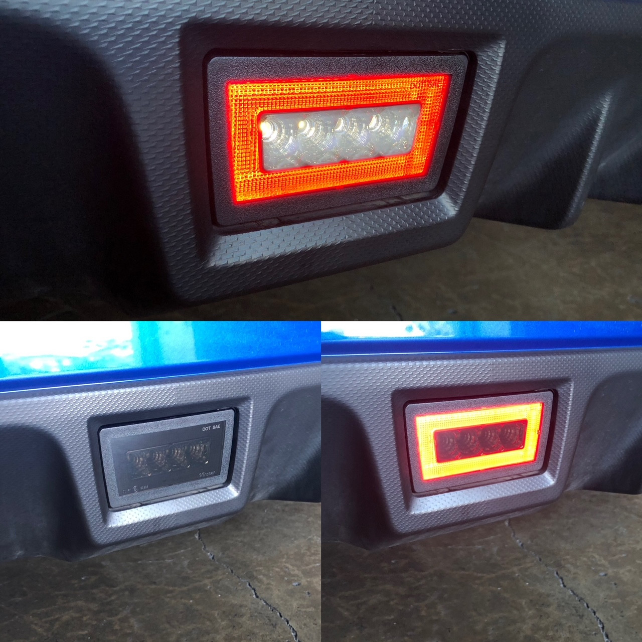 11-19 WRX / STI Rear Bumper Brake Lamp Smoked Lens
