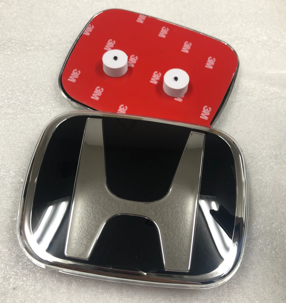 Black Honda H Emblem for Honda Front and Rear Aftermarket 