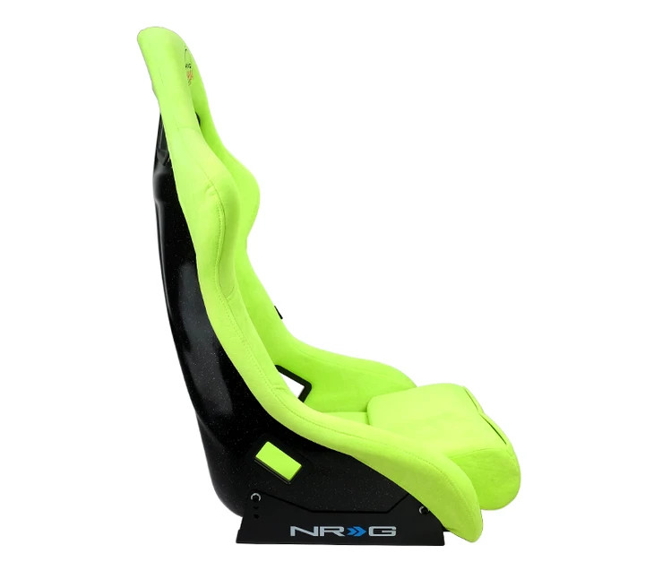 NRG Prisma Neon Green Bucket Seat Medium (Each)
