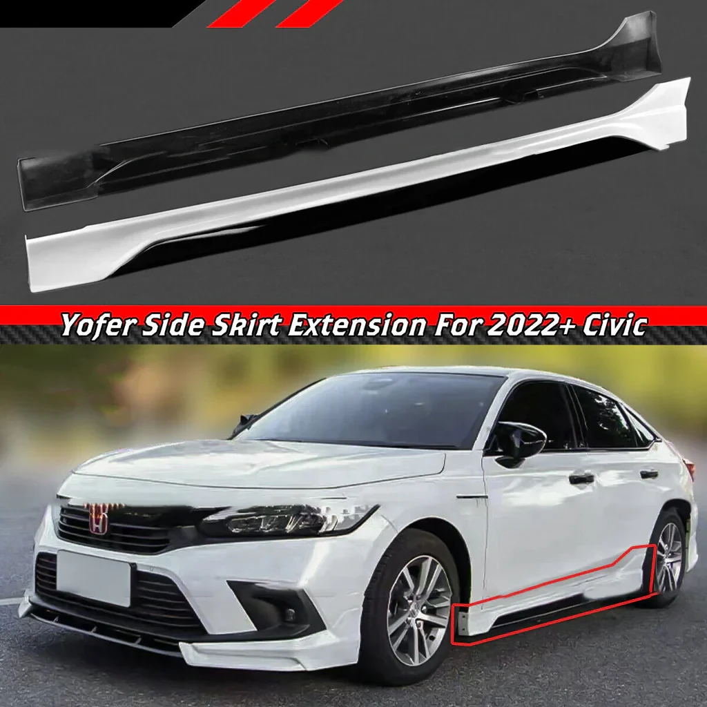2022-25 Honda Civic Yofer V1 Side Skirt Extension All Colors 