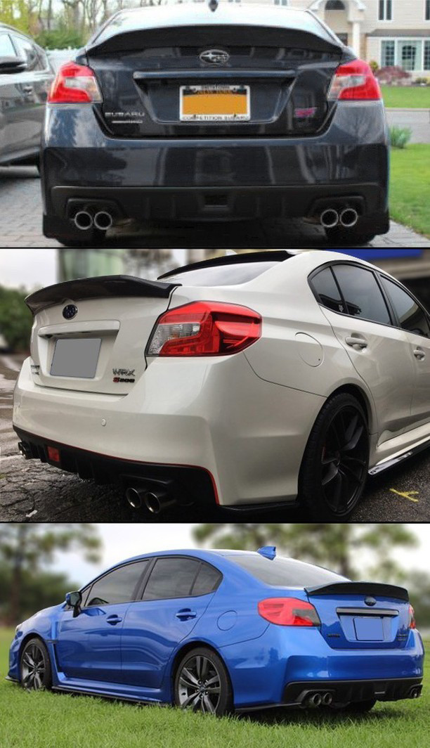 15-21 SUBARU WRX STI GLOSS Black DUCKBILL TRUNK SPOILER