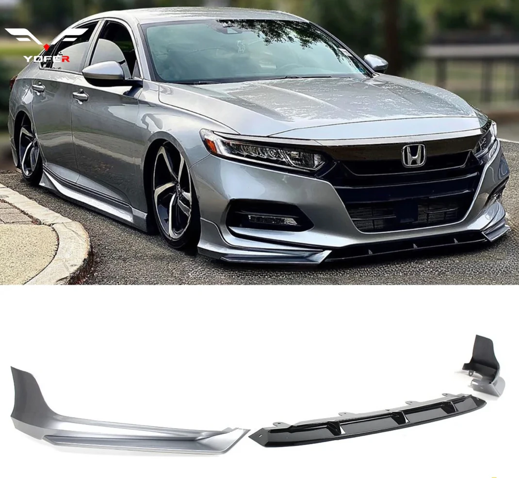 18-20 Honda Accord Yofer Front Lip 3pc All Colors 