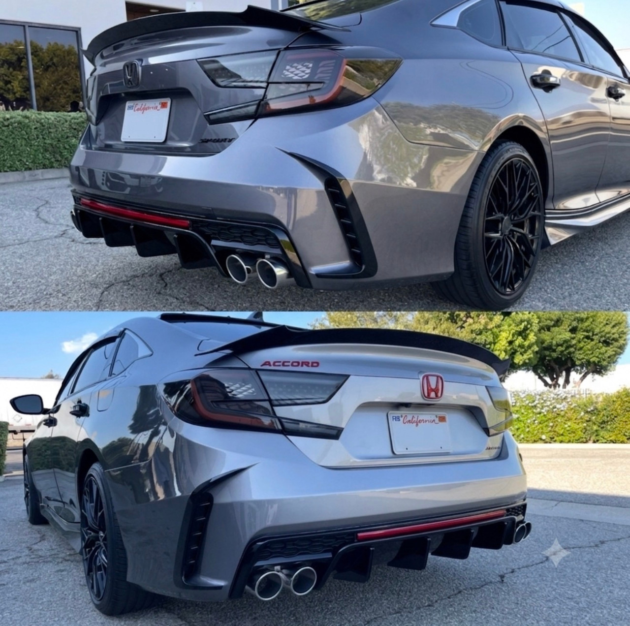 18-2022 Honda Accord Yofer Rear Bumper Painted 