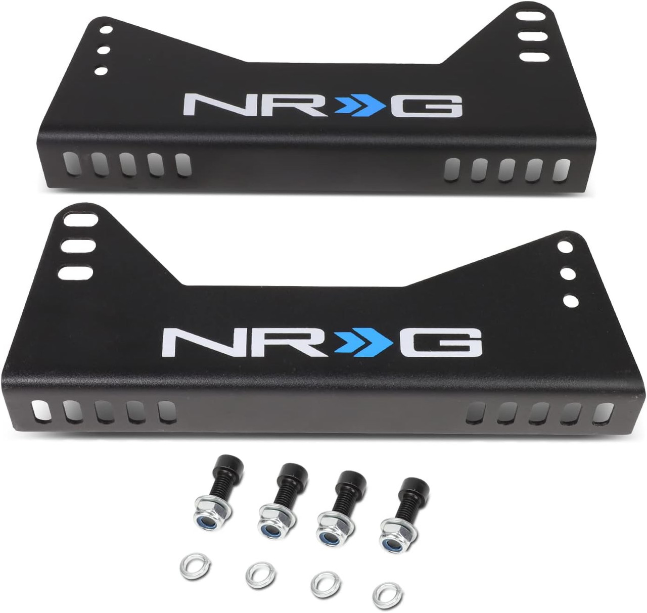NRG Adjustable Mild Steel Bucket Racing Seat Side Mounting Bracket Kit