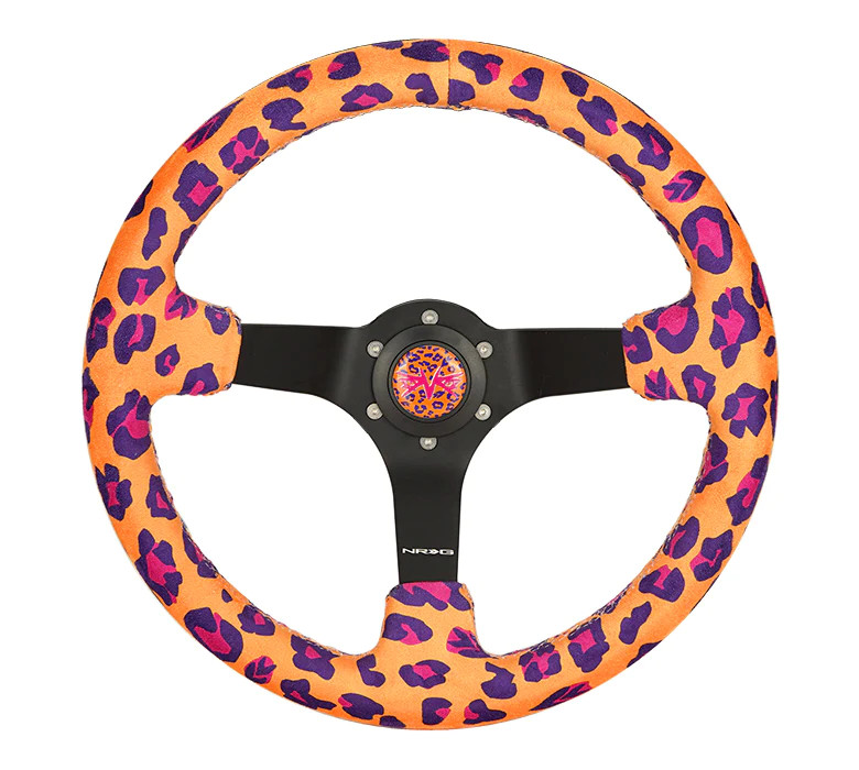 NRG ORANGE SAVAGE INSPIRED STEERING WHEEL