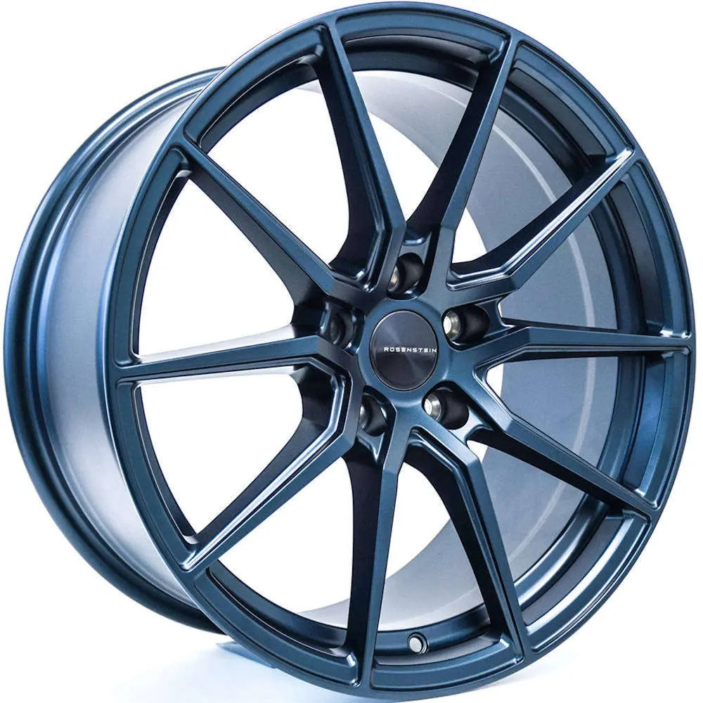 Delta 18x8.5 ET35 Cerulean Blue Pearl (Full Set) 