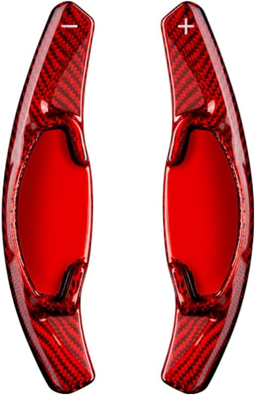 2022-2023 Honda Civic Real Carbon Fiber Steering Wheel Paddle Shifter Extension RED