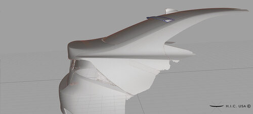 14-18 IS - Rear Visor