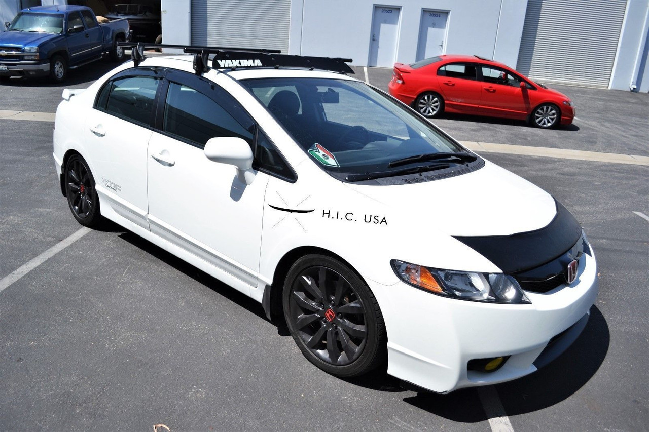 06-2011 Civic 4Dr OE Style- Side Visors W/ Clips