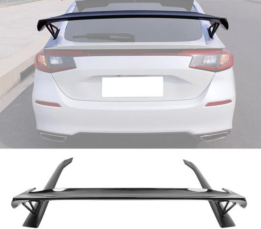 2022-2026 Honda Civic Type R Gloss Trunk Spoiler Mounting Plate ABS 