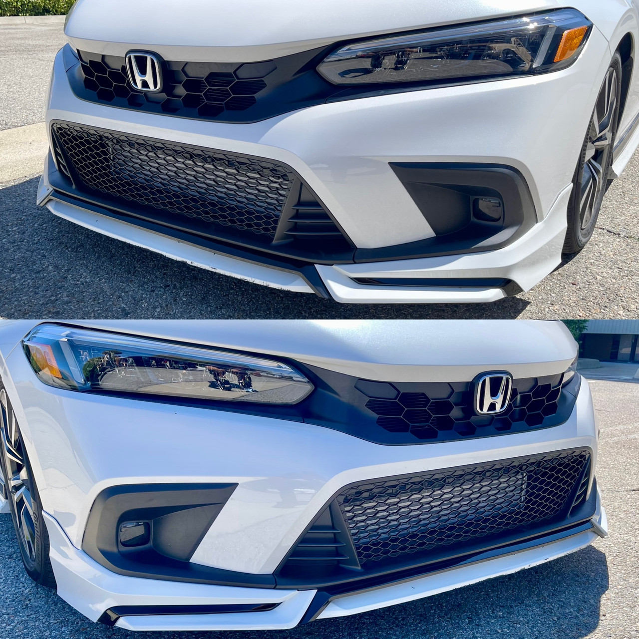 2022-2024 Honda Civic Matte Black Lower Type R Grill