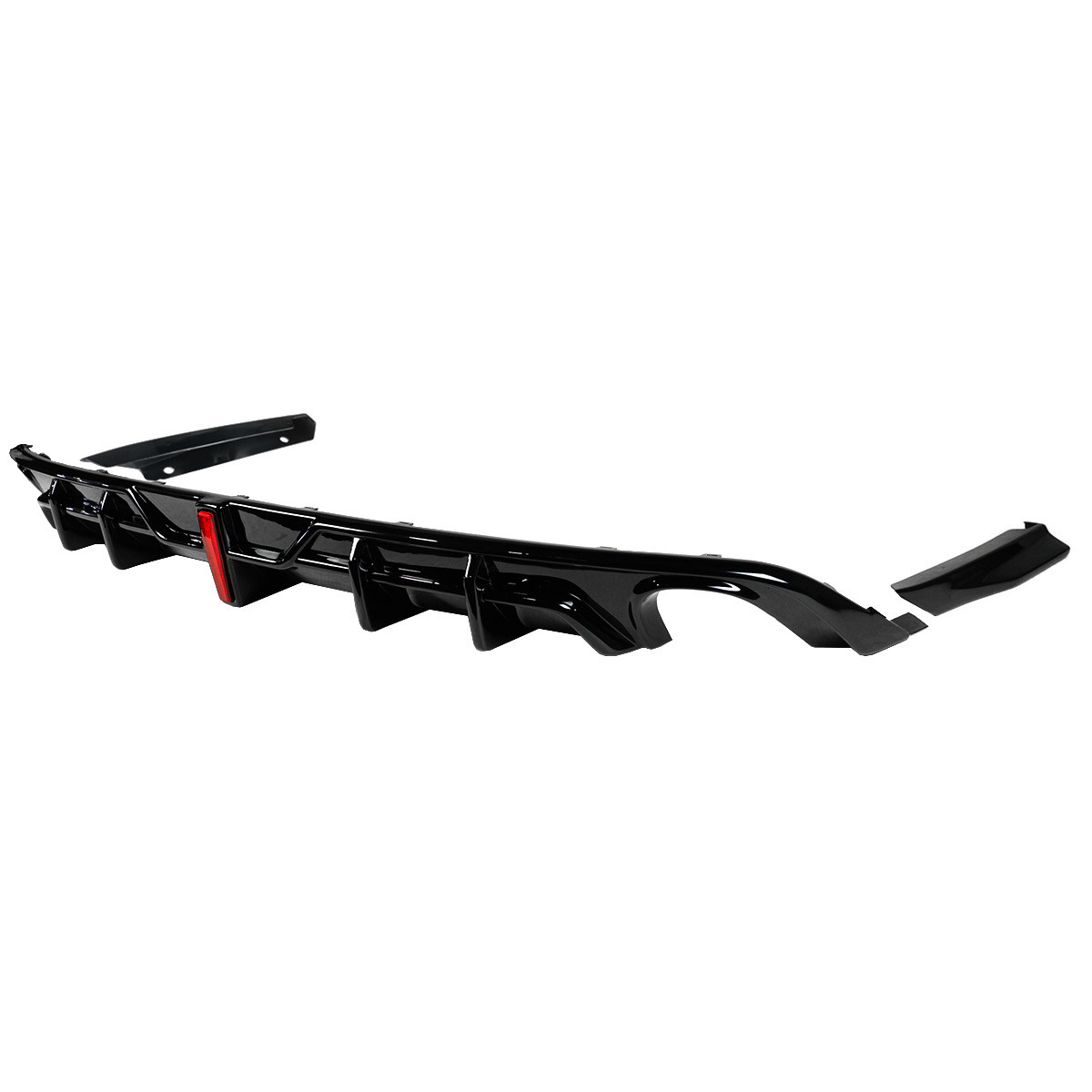 2022 + Honda Civic GF Style Rear Bumper Diffuser Gloss Black 