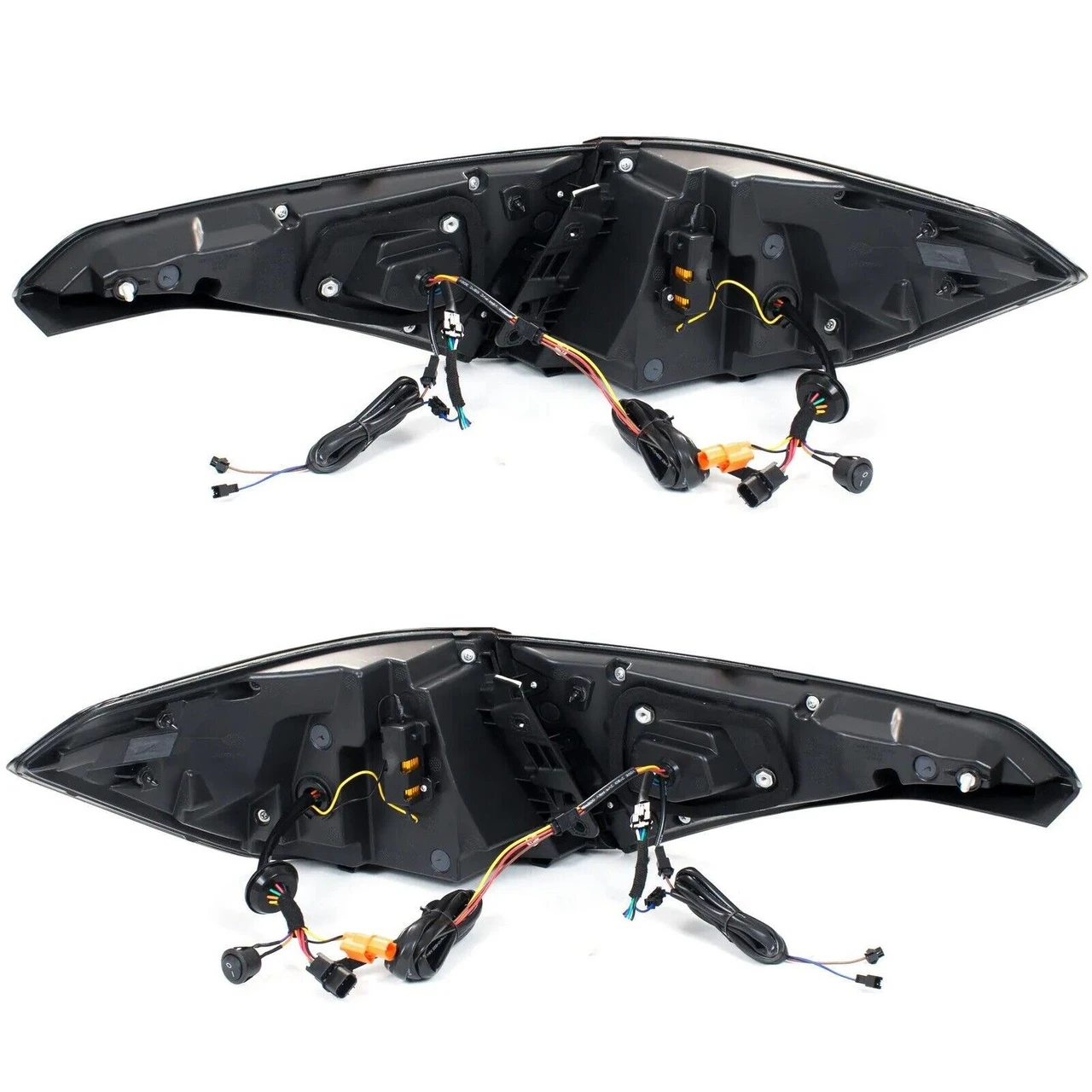 2022-2026 Honda Civic Sedan V2  RGB Tail Lights Smoked Lens 