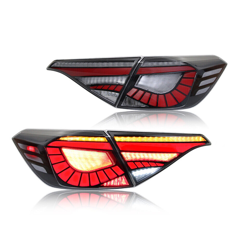 2022-2026 Honda Civic Sedan V1 LED Tail Lights Red with Smoked Lens