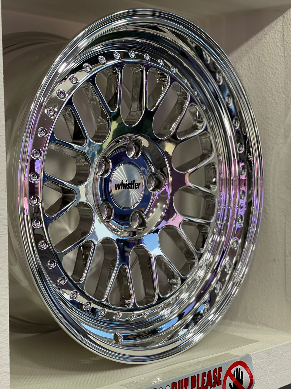 WHISTLER SK1 CHROME 18X9.5 (4 RIMS) 