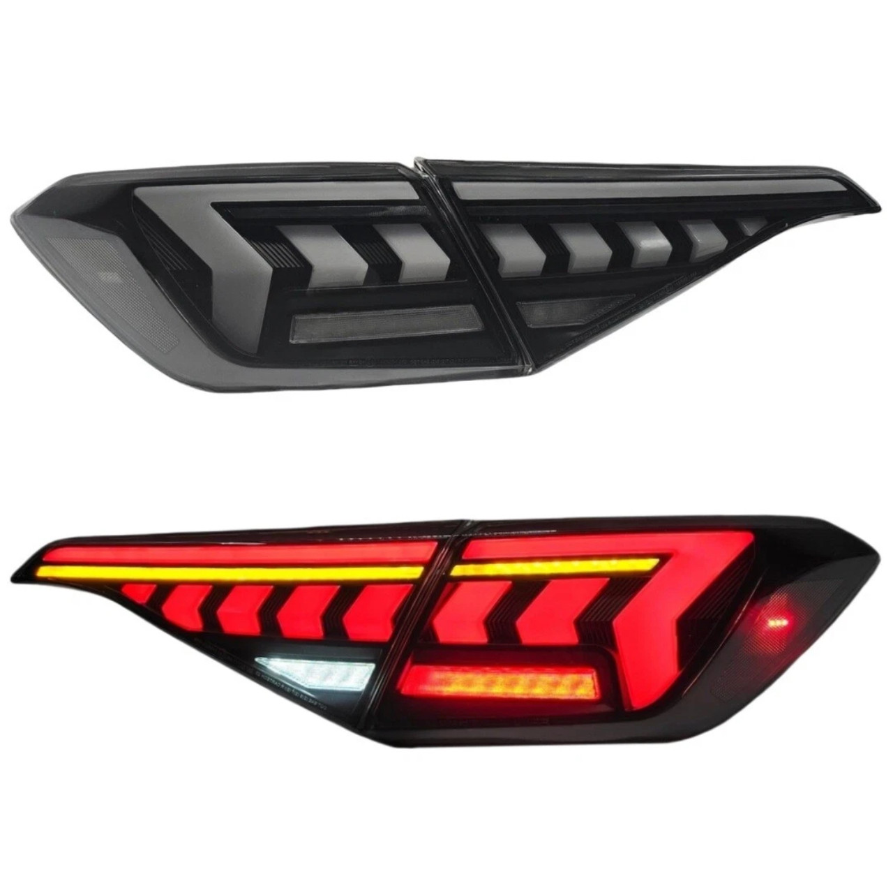 2022-2026 Honda Civic Sedan V3 LED Tail Lights White Smoked Lens