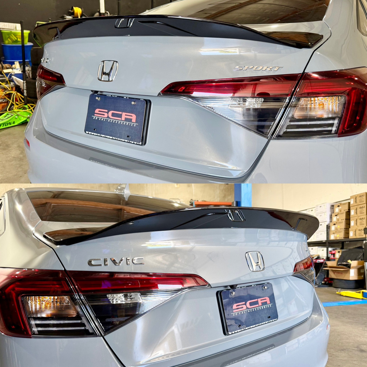 2022-2026 Honda Civic 4Dr Sedan DuckBill Trunk Spoiler V2