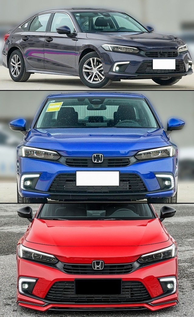 2022-2024 Honda Civic Fog Light Kit with DRL Caps V2