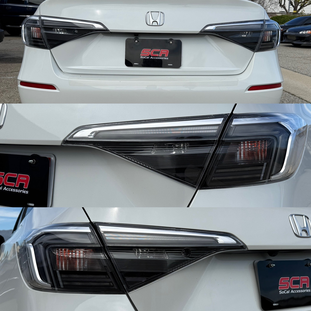 2022-2026 Honda Civic Sedan Clear OE Style Tail Lights 4pcs
