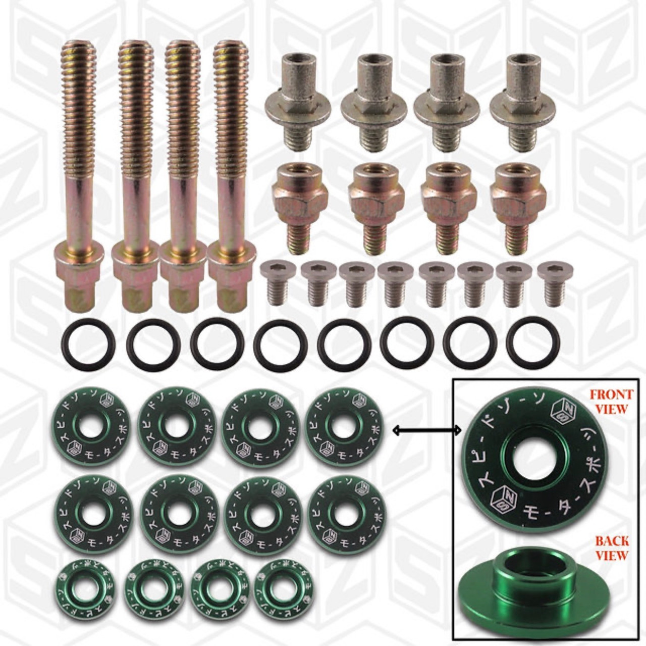 SPEEDZONE RACING B-SERIES B16 B17 B18 ENGINE VALVE COVER WASHER BOLTS