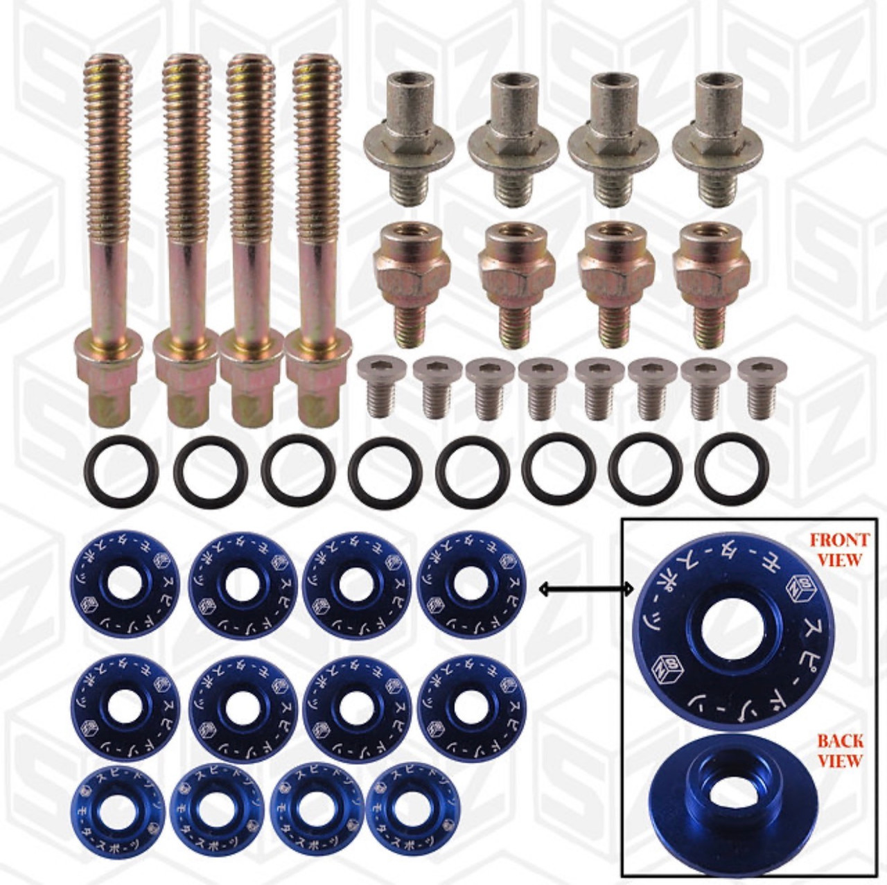SPEEDZONE RACING B-SERIES B16 B17 B18 ENGINE VALVE COVER WASHER BOLTS