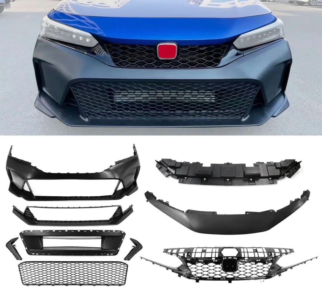 2022 + Honda Civic Type R Style Front Bumper Cover UNPAINTED