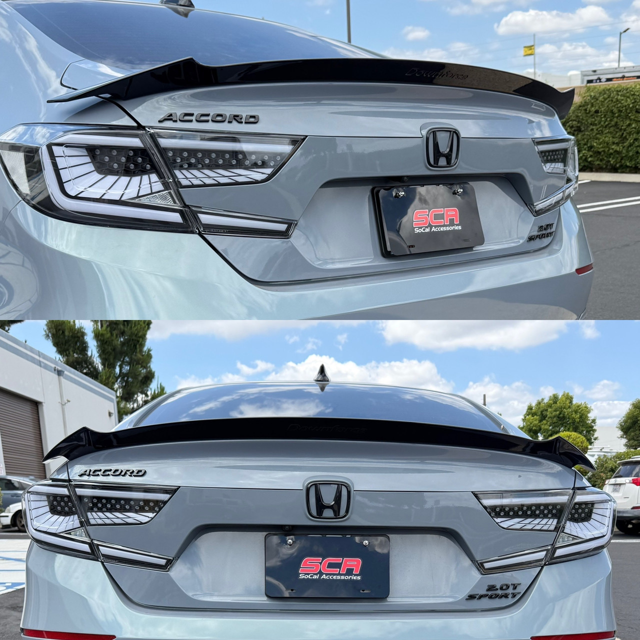 2018-2022 Accord Gloss Black Yofer V3 Trunk Spoiler Duckbill 