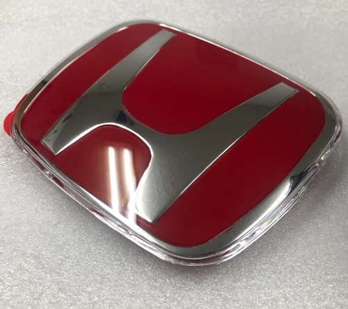 Red Honda H Emblem for Honda Front Only Aftermarket