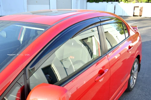 06-2011 Civic 4Dr Mugen Style- Side Visors