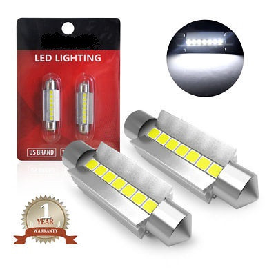 42MM 211-2 212-2 LED Interior Bulbs for Dome/Map/Trunk /License Plate/Cargo/Vanity Lights