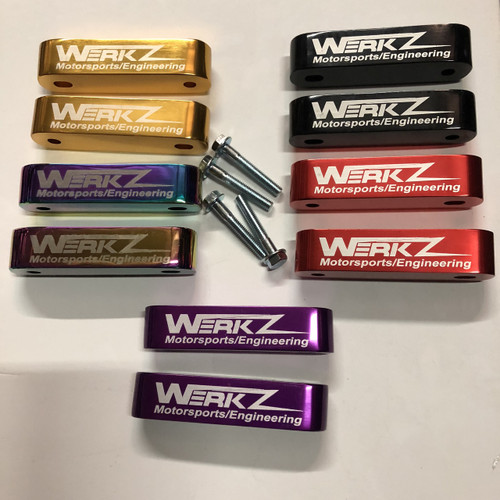 Werkz Hood Spacer Riser Set For 90-01 Acura Integra / 88-2018 Honda Civic Accord