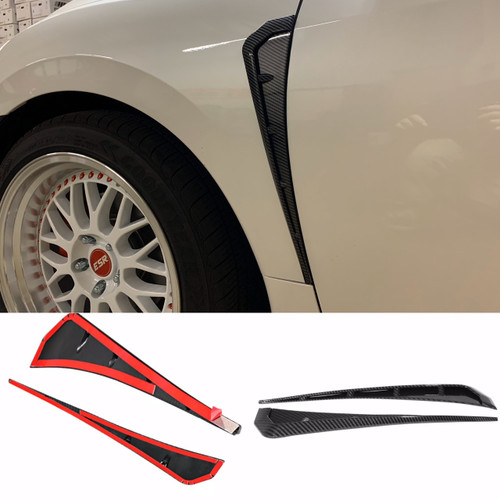 16-20 Honda Civic 10th Gen Front Fender Side Vent Cover Carbon Color ABS