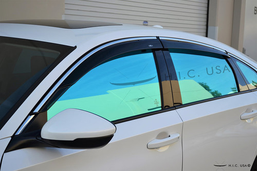 18-22 Accord 4dr OE Style - Side Visors With Clips 