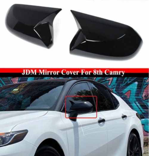 2018-2022 Toyota Camry MS Style Gloss Black Mirror Covers overlays