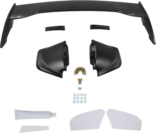 2022-2024 Subaru WRX, Unpainted Black ABS Plastic Spoiler 