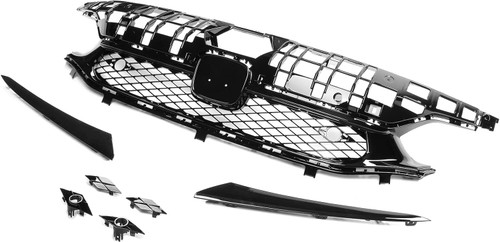 2022-2024 Honda Civic Sedan 4-Door Gloss Black Type R Front Bumper Mesh Grill