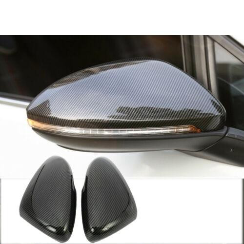 18-21 Accord OE Style REAL Carbon Fiber Side Mirror Upper Covers Overlays W/ Light 