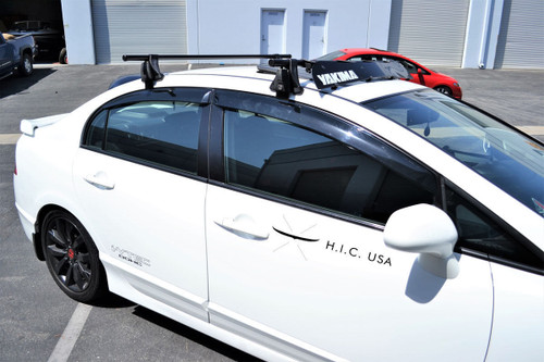 06-2011 Civic 4Dr OE Style- Side Visors W/ Clips