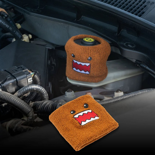 1PCS Racing Brown Domo Car Reservoir Tank Oil Cover Sock Racing Tank Sock