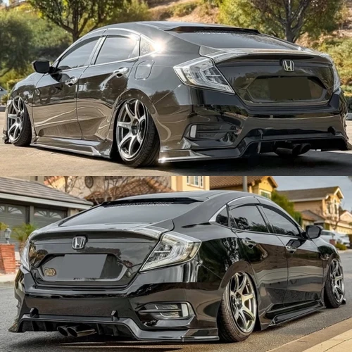 2016-2021 Civic 4Dr Sedan Clear Style Tail Lights 4pcs 