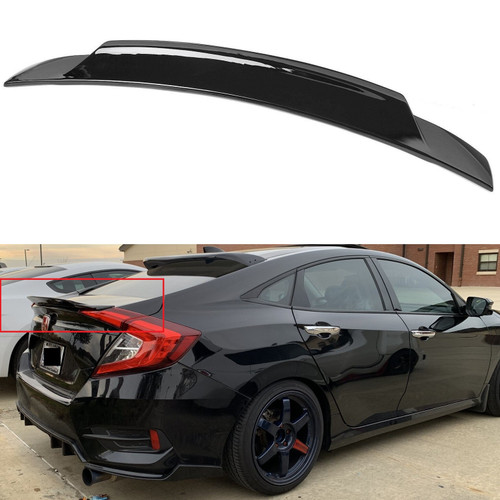 2016-2021 Honda Civic 4Dr Sedan DuckBill Trunk Spoiler V3