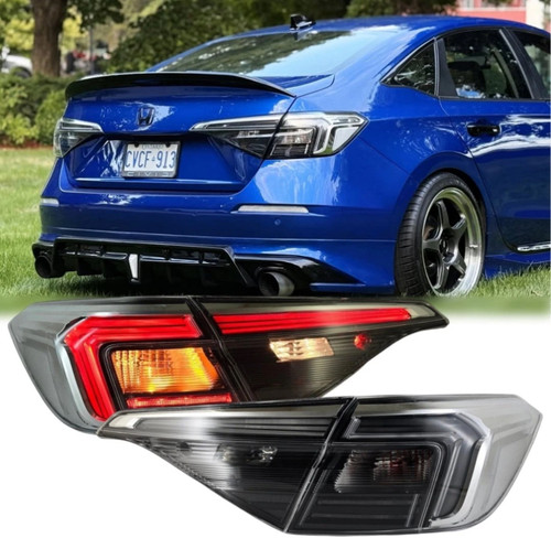 2022-2026 Honda Civic Sedan Clear OE Style Tail Lights 4pcs