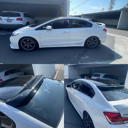 Speedzone Rear Roof Visor Civic 12-2015 4DR