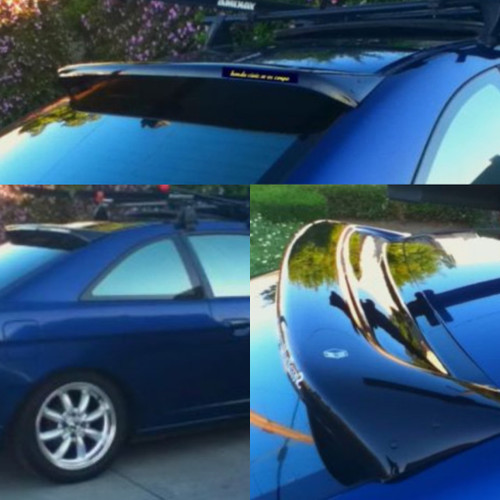 Speedzone Rear Roof Visor Civic 01-05 2DR